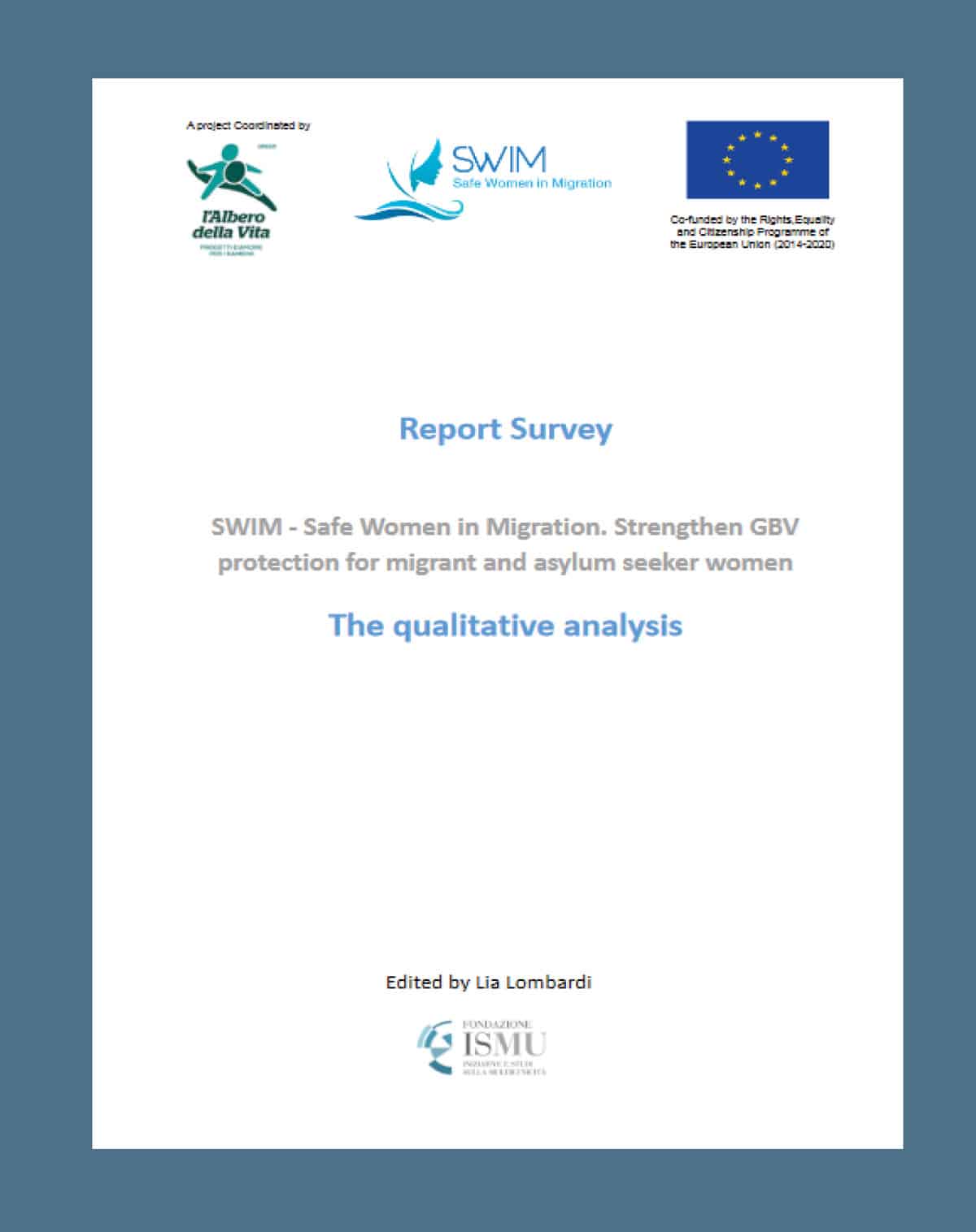Report survey. The qualitative analysis – Swim