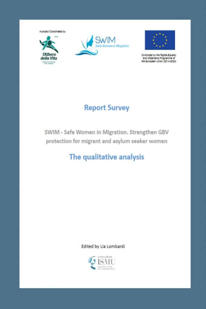 Report survey. The qualitative analysis - Swim