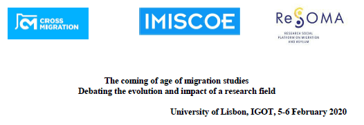 Conference “The coming of age of migration studies. Debating the evolution and impact of a research field”