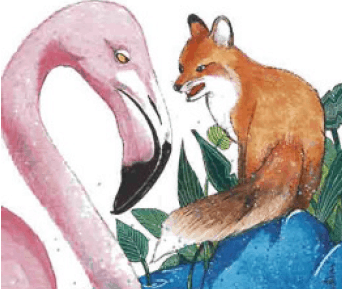 La volpe e l'uccello