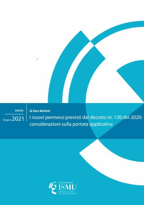I nuovi permessi previsti dal decreto nr. 130 del 2020: considerazioni sulla portata applicativa