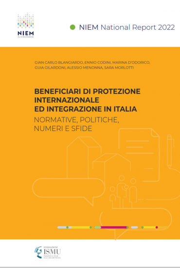 Copertina_Report NIEM 2022_Beneficiari protezione internazionale Copertina_Report NIEM 2022_Beneficiari protezione internazionale