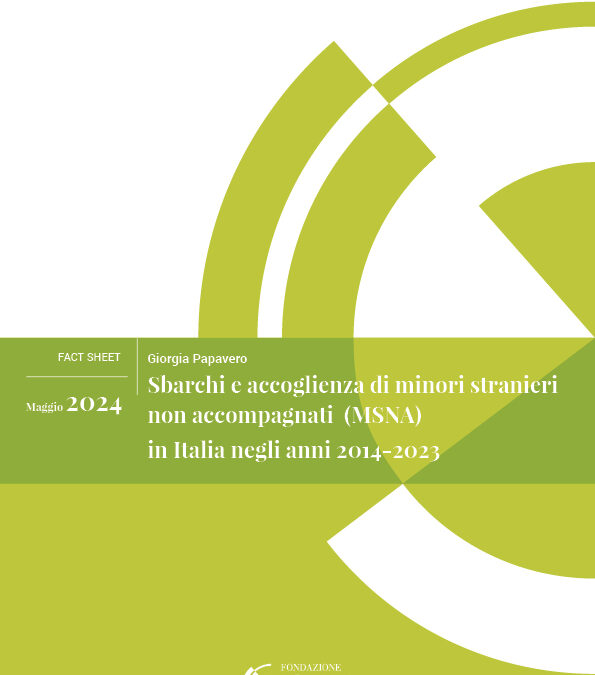 Sbarchi e accoglienza di minori stranieri non accompagnati (MSNA) in Italia negli anni 2014-2023